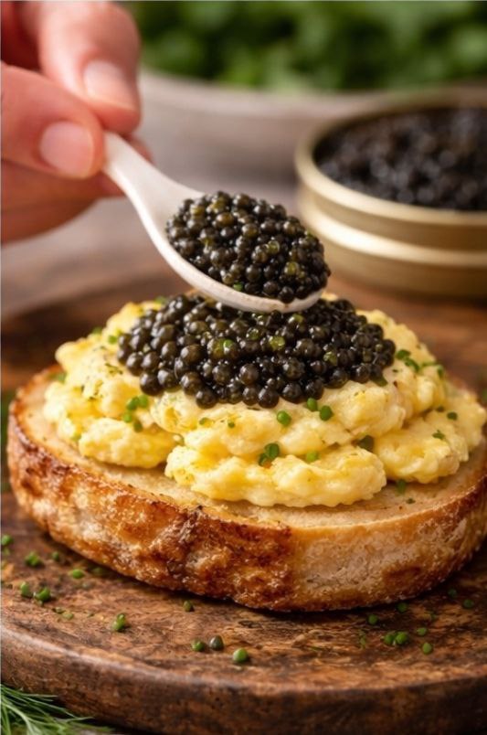 Amur Caviar serving 5