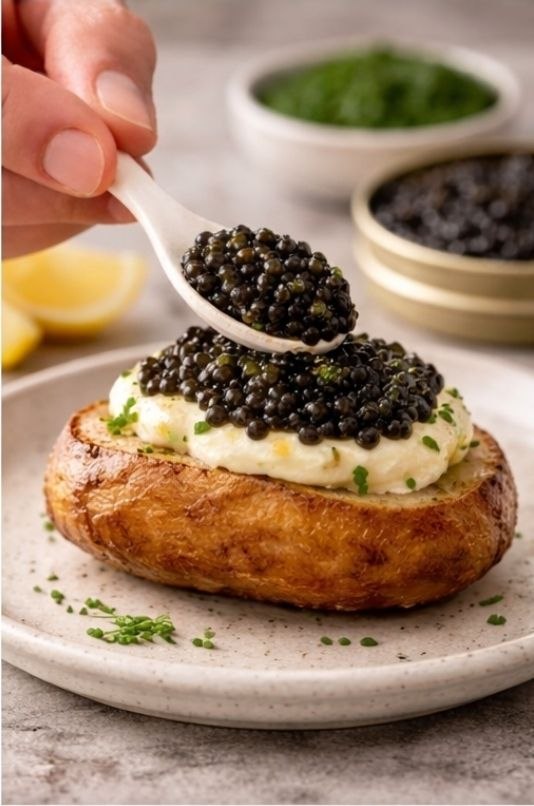 Amur Caviar serving 6