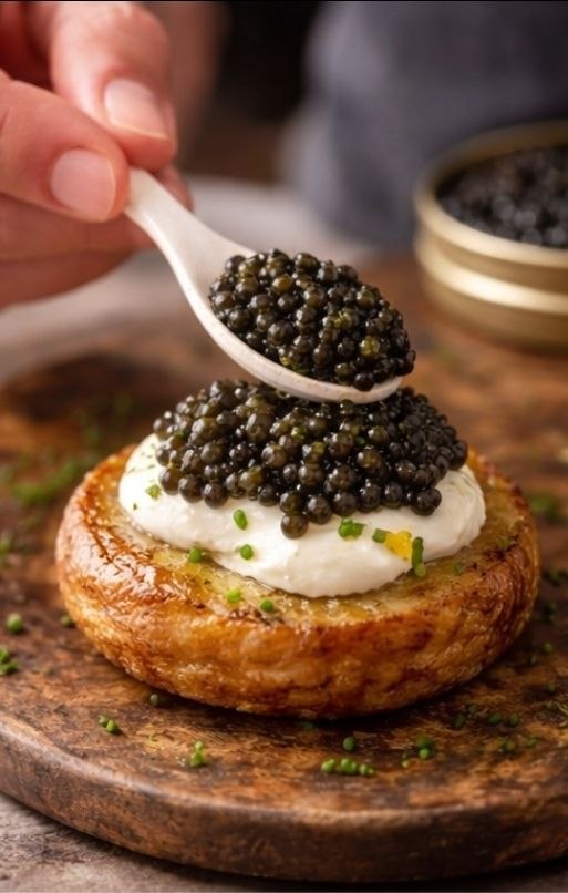 Amur Caviar serving 7