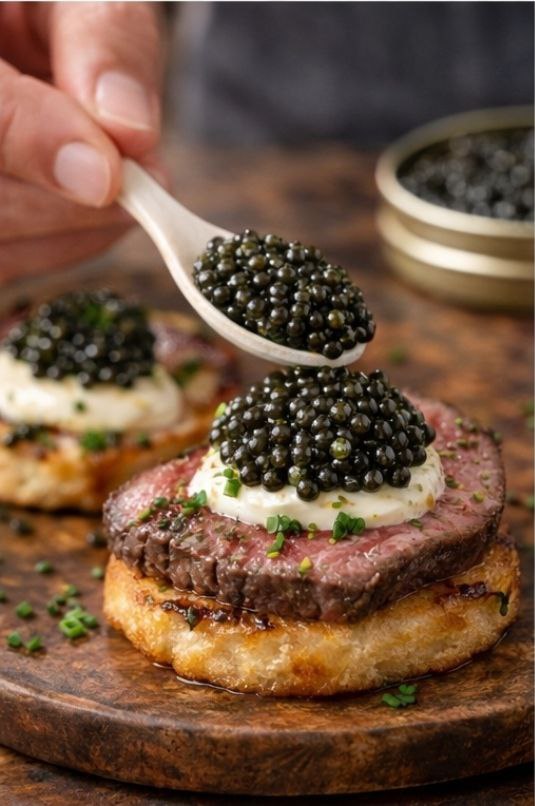 Amur Caviar serving 10