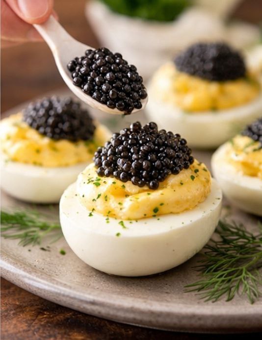 Kaluga Caviar serving 2
